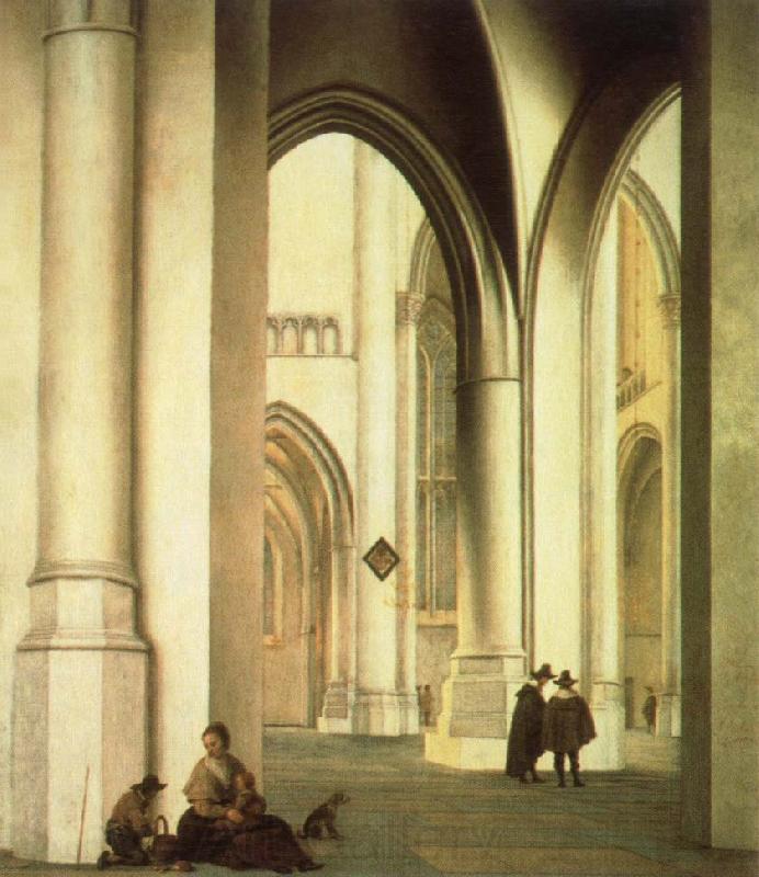 Pieter Jansz Saenredam interior of the st.bavo church,haarlem Norge oil painting art
